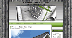 Desktop Screenshot of maxalconstruction.com